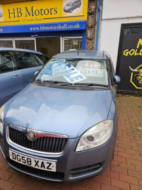 SKODA ROOMSTER 2008 (58) at HB Motors Hull